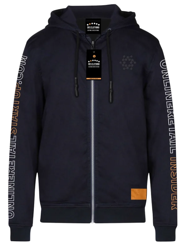 ORS_Insider_Blue Zip Jacket_Orange_Front 1